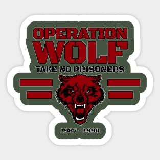 Operation Wolf Sticker